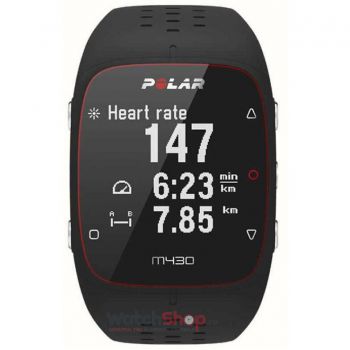 Ceas SmartWatch Polar TRAINING COMPUTER M430 Black GPS