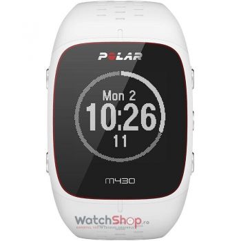 Ceas SmartWatch Polar TRAINING COMPUTER M430 White S GPS