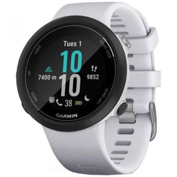 Smartwatch Garmin Swim 2, GPS, EU, Silicon, Whitestone