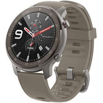Ceas inteligent Smartwatch Huami Amazfit GTR, Display AMOLED 1.39inch, Bluetooth, GPS, Bratara Cauciuc 47mm, Android/iOS (Verde)