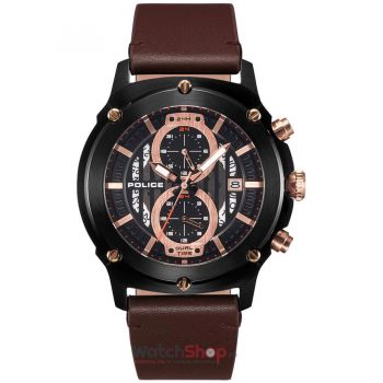 Ceas Police LULWORTH PL15917JSB.02A Dual Time ieftin