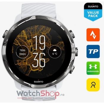 Ceas SmartWatch Suunto 7 WHITE BURGUNDY SS050380000