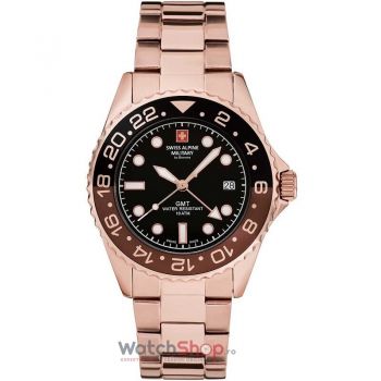 Ceas Swiss&nbsp;Alpine&nbsp;Military BY GROVANA  7052.1164 GMT Diver