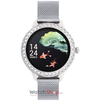 Ceas SmartWatch Garett VICTORIA_SREB_STAL Women Victoria silver steel