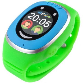 Ceas inteligent Smartwatch MyKi Touch, Display OLED 1.22inch, Wi-Fi, 3G, dedicat pentru copii (Albastru/Verde) Ceas inteligent Smartwatch MyKi Touch, Display OLED 1.22inch, Wi-Fi, 3G, dedicat pentru copii (Albastru/Verde)
