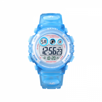 Ceas de copii sport SKMEI 1451 waterproof 5ATM cu cronometrualarma data si iluminare ecra albastru Ceas de copii sport SKMEI 1451 waterproof 5ATM cu cronometrualarma data si iluminare ecra albastru