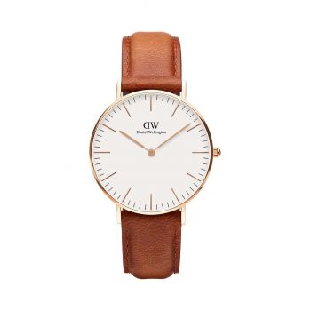 Daniel Wellington ceas Classic 36 Durham culoarea roz ieftin