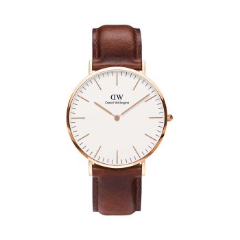 Daniel Wellington ceas Classic 40 St Mawes barbati, culoarea roz ieftin