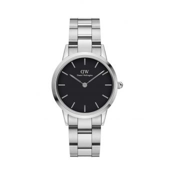 Daniel Wellington ceas Iconic Link femei, culoarea argintiu