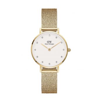 Daniel Wellington ceas Petite 28 femei, culoarea auriu