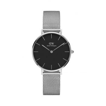 Daniel Wellington ceas Petite 32 Sterling femei, culoarea argintiu de firma original