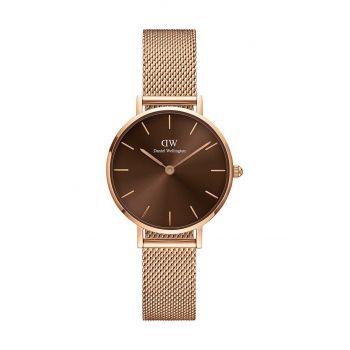 Daniel Wellington ceas Petite Amber 28 femei, culoarea roz