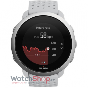 Ceas SmartWatch Suunto 3 PEBBLE WHITE LIGHT GOLD SSS050599000