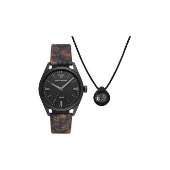 Emporio Armani ceas AR80056 barbati, culoarea negru