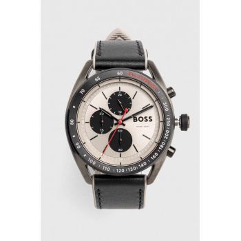 BOSS ceas barbati, culoarea negru