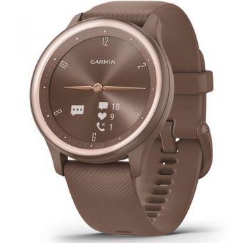 Ceas activity outdoor tracker  Garmin vívomove Sport, Bluetooth, ecran OLED, Rezistenta la apa 5 ATM (Maro)
