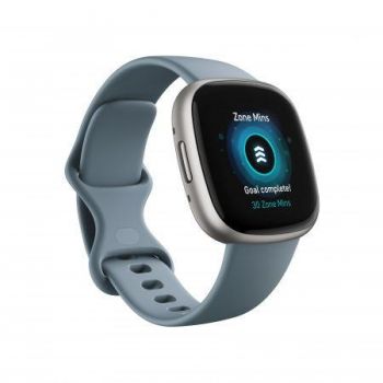 Ceas activity tracker Fitbit Versa 4, GPS, NFC, Bluetooth, Waterproof (Albastru)