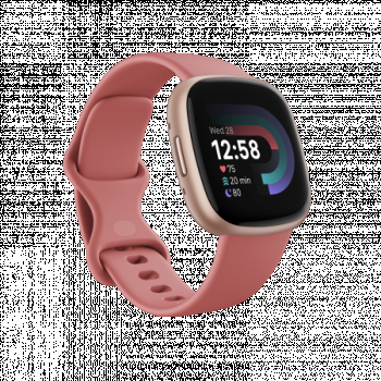 Ceas activity tracker Fitbit Versa 4, GPS, NFC, Bluetooth, Waterproof (Roz) ieftina