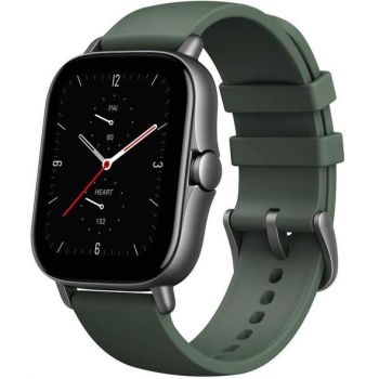 Ceas activity tracker Huami Amazfit GTS 2e, Bluetooth 5.0, Waterproof 5 ATM, senzor SpO2 (Verde)