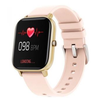 Ceas inteligent Smartwatch Allview StyFit L, ecran 1.4inch LCD, Bluetooth V5.0, Android/IOS, IP67 (Auriu) de firma original