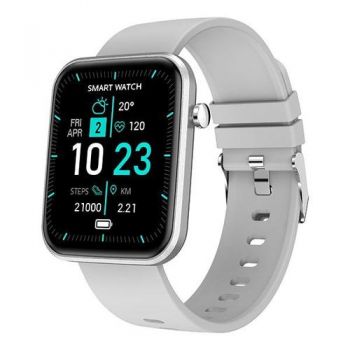 Ceas inteligent Smartwatch Allview StyFit U, ecran 1.69inch IPS, Bluetooth V5.0, Android/IOS, IP67 (Gri) de firma original