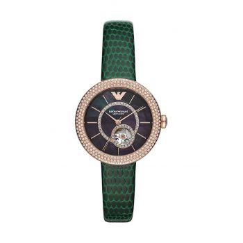 Emporio Armani ceas femei, culoarea verde