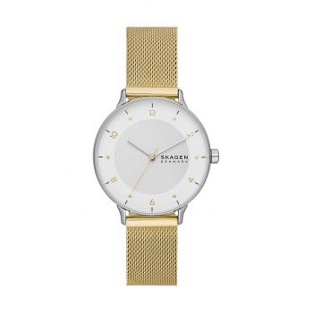 Skagen ceas femei, culoarea auriu de firma original