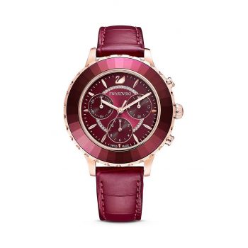 Swarovski ceas OCTEA LUX CHRONO femei, culoarea roz Swarovski ceas OCTEA LUX CHRONO femei, culoarea roz