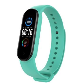 Bratara Fitness,Inteligenta ,M5 Frecventa ,Cardiaca,Presiune Arteriala,Monitorizare Oxigen,Turquoise