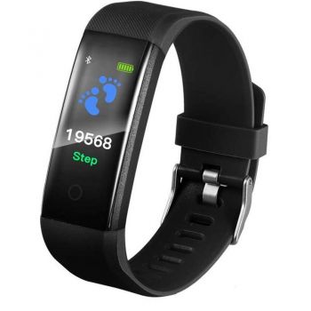Bratara smart Bluetooth, 6 functii cu monitorizare cardiaca, Android iOS, SoVogue