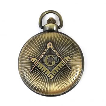 Ceas de buzunar masonic - Culoare Bronz - MM895