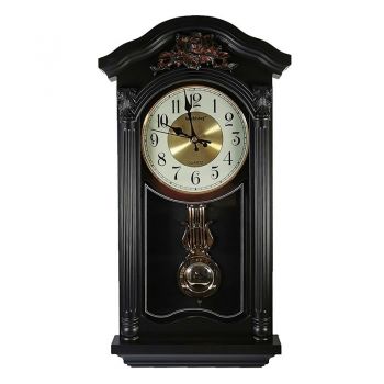 Ceas de perete cu pendula Negru 5626
