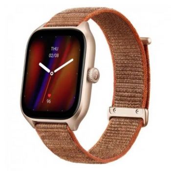 Ceas smartwatch Amazfit Watch GTS 4, Maro Autumn Ceas smartwatch Amazfit Watch GTS 4, Maro Autumn