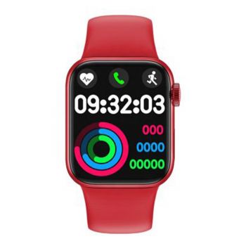 Ceas Smartwatch HW12, Design modern, Bluetooth, Rosu