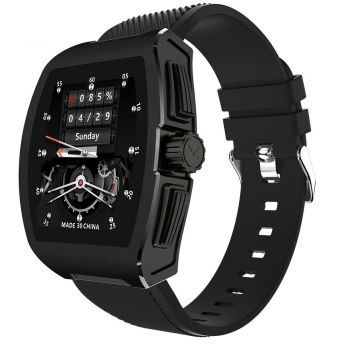 Ceas Smartwatch Neo™ Smart Wear Premium Auriu Display IPS Calorii, Puls Tensiune Arteriala Saturatie Black