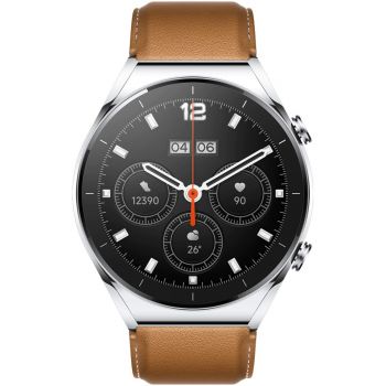 Resigilat - Ceas Smartwatch Xiaomi S1, GPS, AMOLED, Silver
