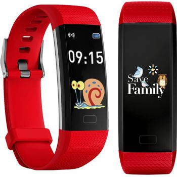 Bratara fitness Savefamily Kids Band, Red
