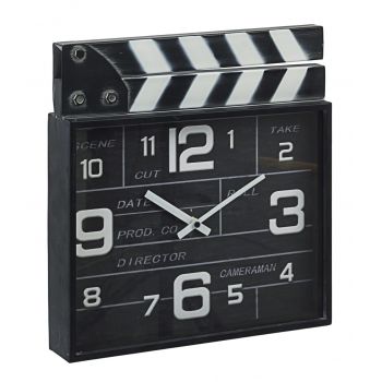 Ceas de perete Charles Ciak, Bizzotto, 33x5x34 cm, otel