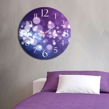Ceas de perete, Ms-04, MDF, ø40 cm, Multicolor