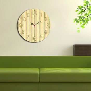 Ceas de perete, Ms-30, MDF, ø40 cm, Multicolor