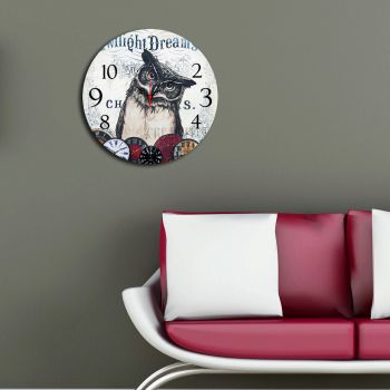 Ceas de perete, Ms-34, MDF, ø40 cm, Multicolor