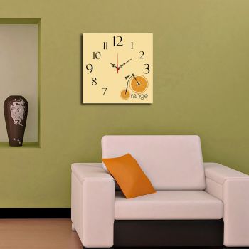 Ceas de perete, Msk-43, MDF, Dimensiune: 40 x 40 cm, Multicolor