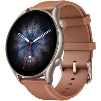 Ceas smartwatch Amazfit GTR 3 Pro, Brown Ceas smartwatch Amazfit GTR 3 Pro, Brown