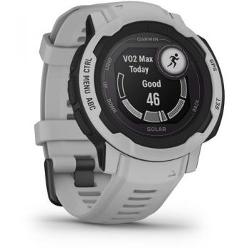 Ceas activity tracker Garmin Instinct 2, 45mm, Bluetooth, bratara silicon, Android/iOS, Rezistenta la apa, Gri