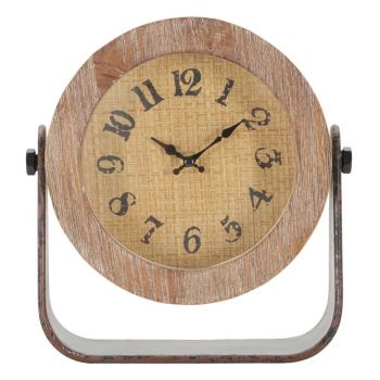 Ceas de masa Clock Round Maro, L23,5xl7xH24 cm