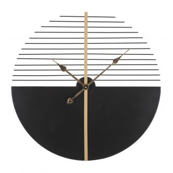 Ceas de perete Glam Stick, Mauro Ferretti, Ø 60 cm, fier, negru