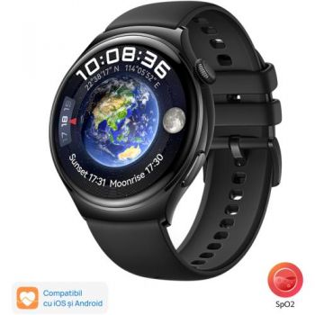 Ceas inteligent Smartwatch Huawei Watch 4, 46mm, Negru