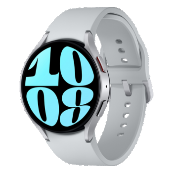 Ceas inteligent Smartwatch Samsung Watch 6 SM-R940, ecran AMOLED 1.47inch, 2GB RAM, 16GB Flash, Bluetooth 5.3, Carcasa Aluminiu, 44mm, Waterproof 5ATM (Argintiu)