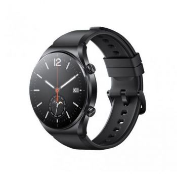 Ceas inteligent Smartwatch Xiaomi Watch S1 GL, GPS, ecran 1.43inch AMOLED, Waterproof 5 ATM, bratara silicon (Negru)
