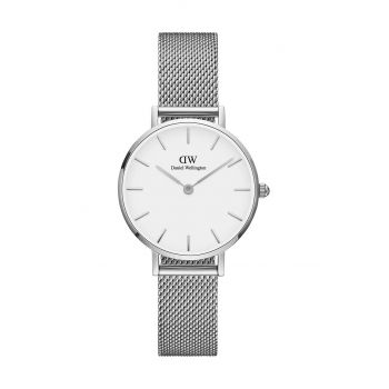 Daniel Wellington ceas Petite 28 Sterling femei, culoarea argintiu